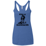 T-Shirts Vintage Royal / X-Small Chemichangas Women's Triblend Racerback Tank