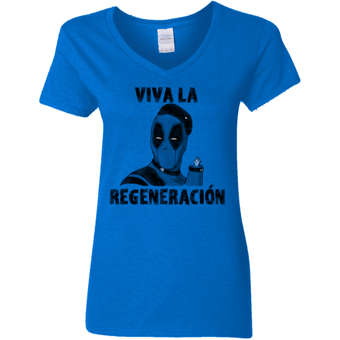 T-Shirts Royal / S Chemichangas Women's V-Neck T-Shirt