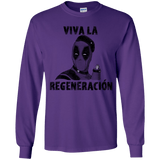 T-Shirts Purple / YS Chemichangas Youth Long Sleeve T-Shirt