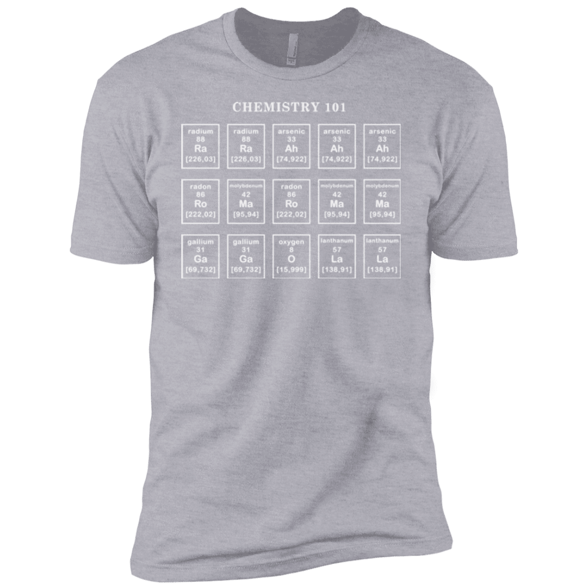 T-Shirts Heather Grey / YXS Chemistry Lesson Boys Premium T-Shirt
