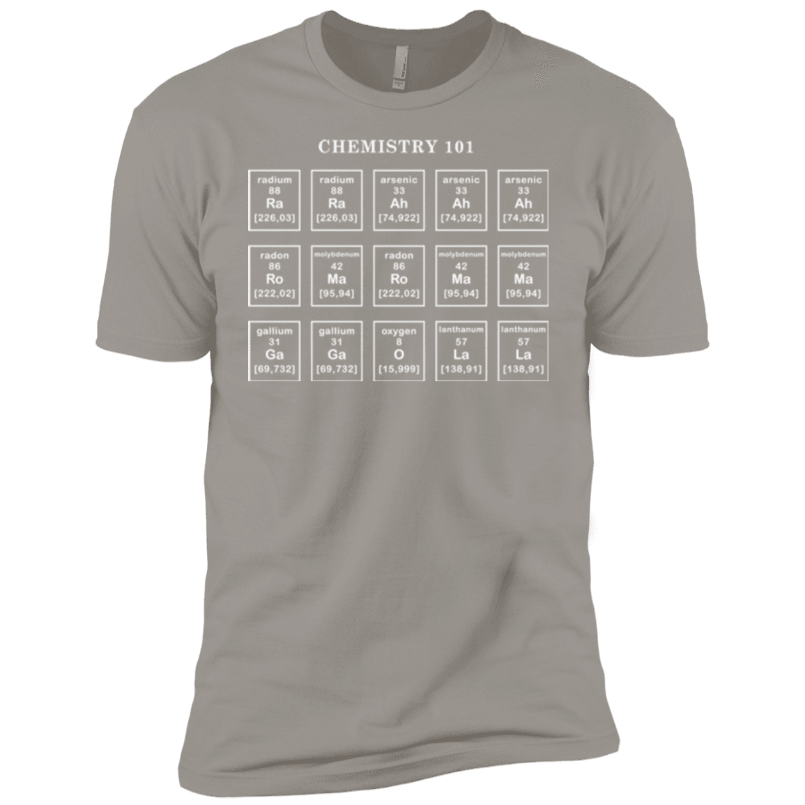 T-Shirts Light Grey / YXS Chemistry Lesson Boys Premium T-Shirt