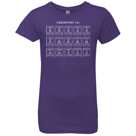 T-Shirts Purple Rush / YXS Chemistry Lesson Girls Premium T-Shirt