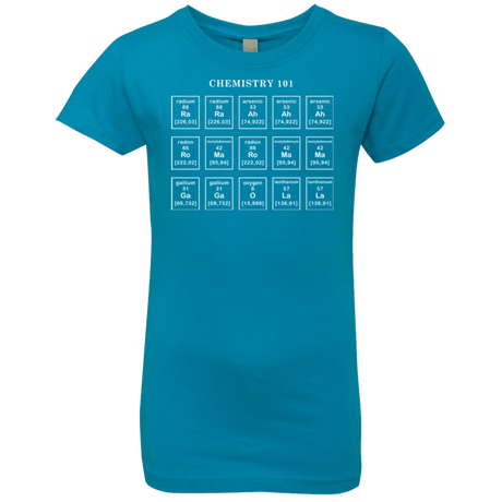 T-Shirts Turquoise / YXS Chemistry Lesson Girls Premium T-Shirt