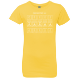 T-Shirts Vibrant Yellow / YXS Chemistry Lesson Girls Premium T-Shirt