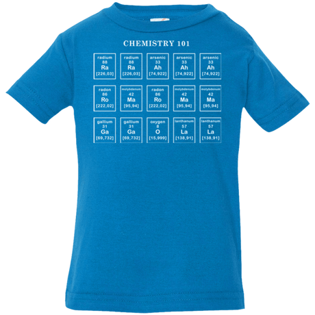 T-Shirts Cobalt / 6 Months Chemistry Lesson Infant Premium T-Shirt