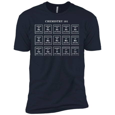 T-Shirts Midnight Navy / X-Small Chemistry Lesson Men's Premium T-Shirt