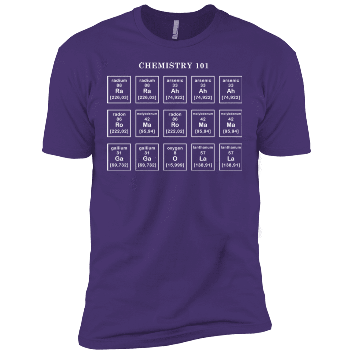 T-Shirts Purple / X-Small Chemistry Lesson Men's Premium T-Shirt