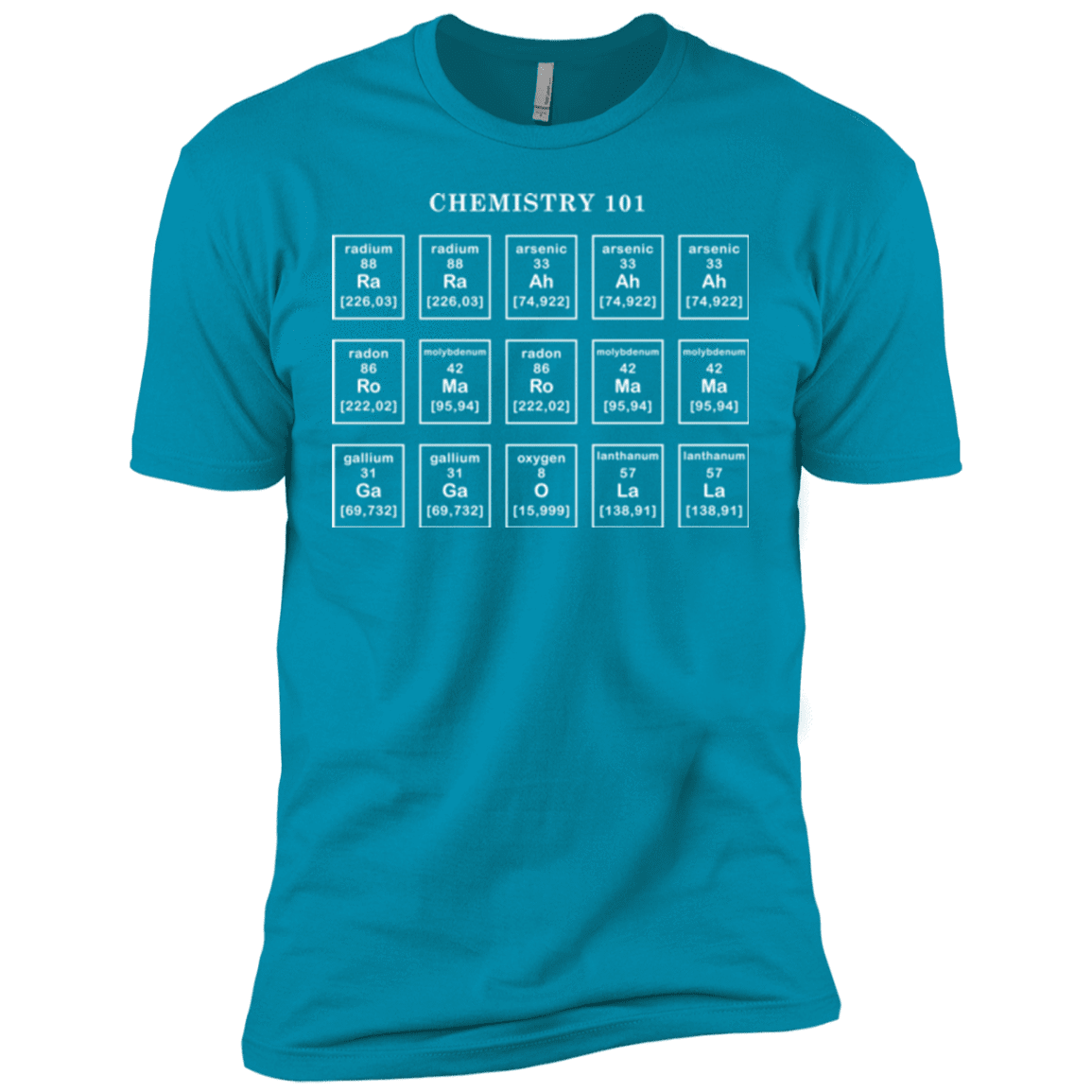 T-Shirts Turquoise / X-Small Chemistry Lesson Men's Premium T-Shirt