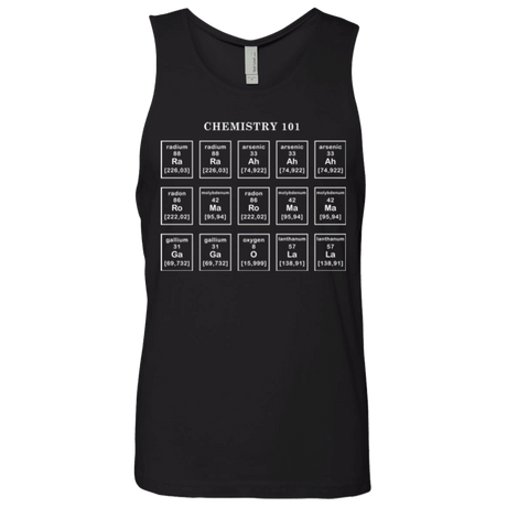 T-Shirts Black / Small Chemistry Lesson Men's Premium Tank Top