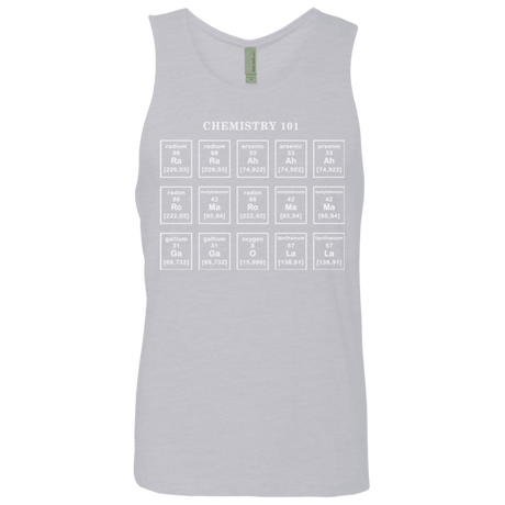 T-Shirts Heather Grey / Small Chemistry Lesson Men's Premium Tank Top