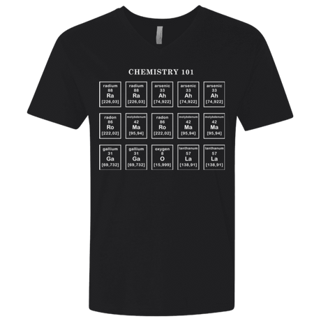 T-Shirts Black / X-Small Chemistry Lesson Men's Premium V-Neck