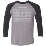 T-Shirts Premium Heather/ Vintage Black / X-Small Chemistry Lesson Men's Triblend 3/4 Sleeve