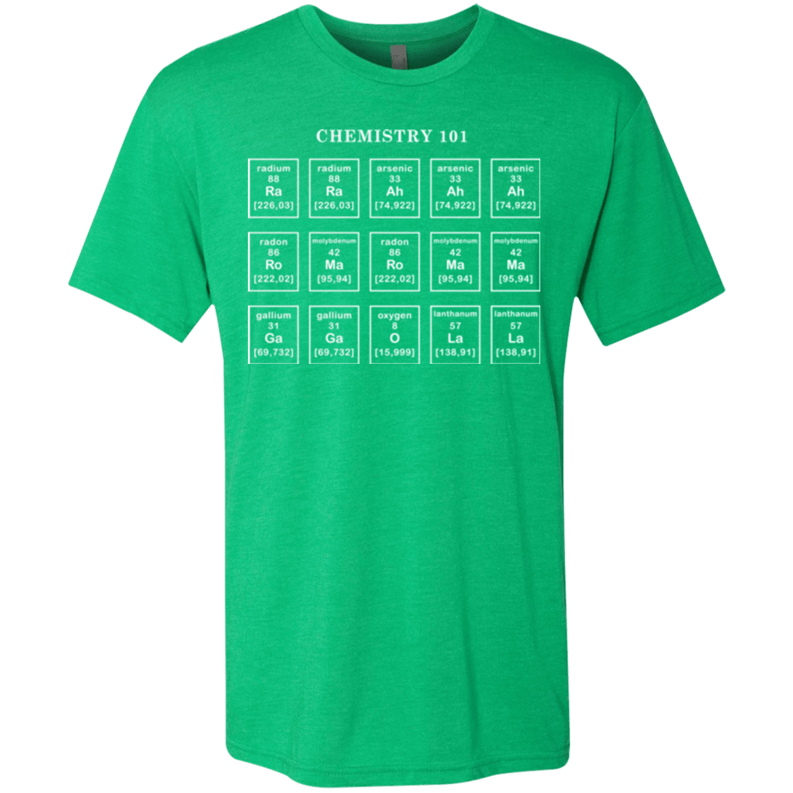 T-Shirts Envy / Small Chemistry Lesson Men's Triblend T-Shirt
