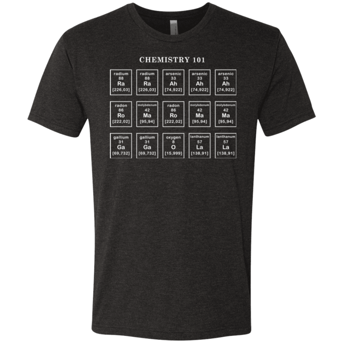 T-Shirts Vintage Black / Small Chemistry Lesson Men's Triblend T-Shirt