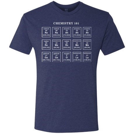 T-Shirts Vintage Navy / Small Chemistry Lesson Men's Triblend T-Shirt