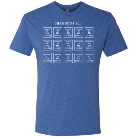 T-Shirts Vintage Royal / Small Chemistry Lesson Men's Triblend T-Shirt