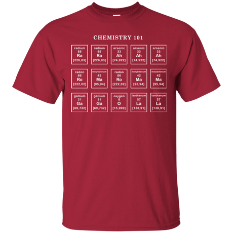 T-Shirts Cardinal / Small Chemistry Lesson T-Shirt