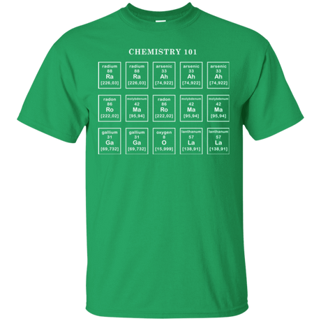T-Shirts Irish Green / Small Chemistry Lesson T-Shirt