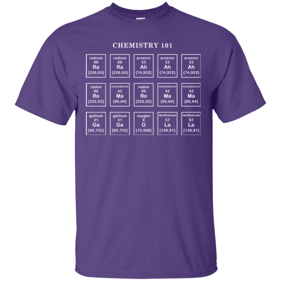 T-Shirts Purple / Small Chemistry Lesson T-Shirt