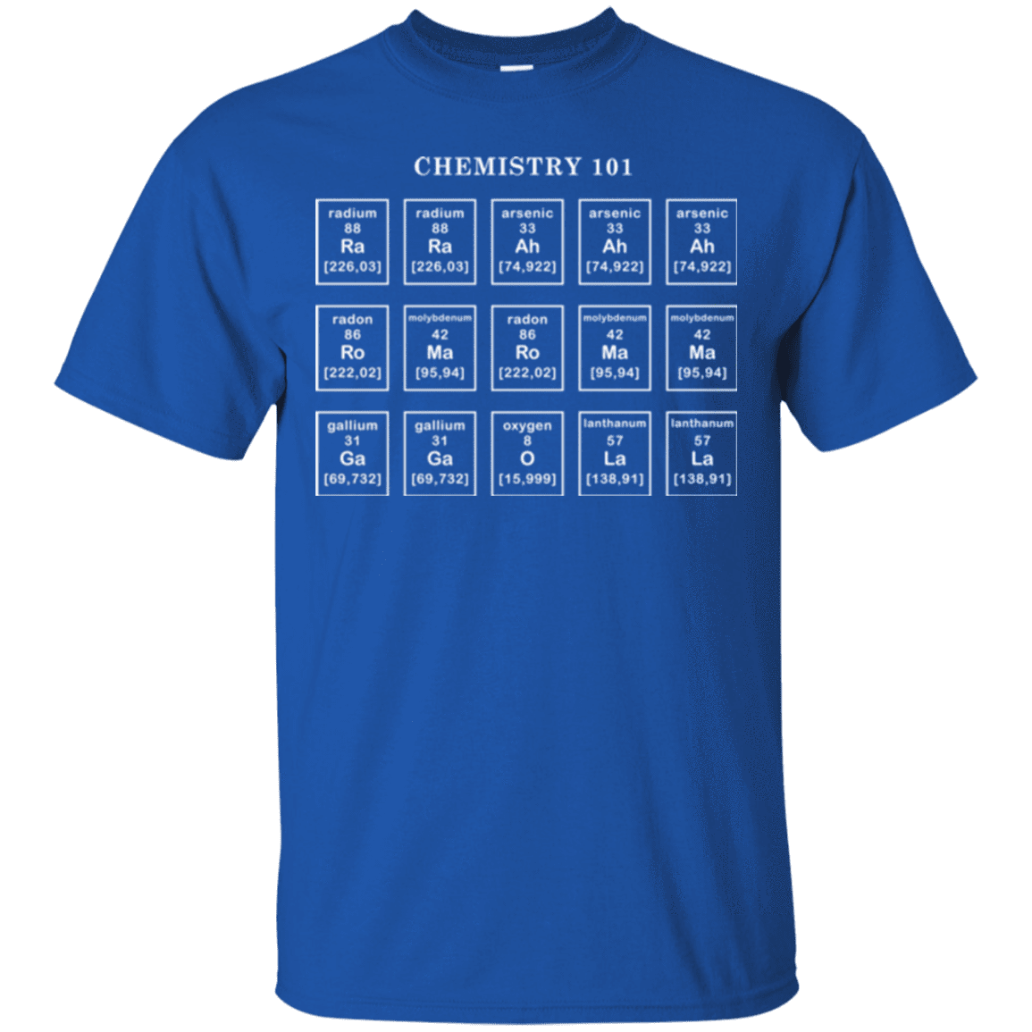 T-Shirts Royal / Small Chemistry Lesson T-Shirt