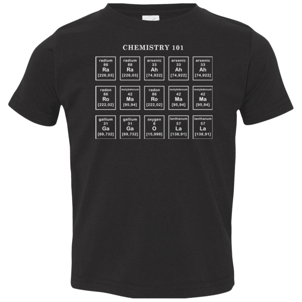 T-Shirts Black / 2T Chemistry Lesson Toddler Premium T-Shirt