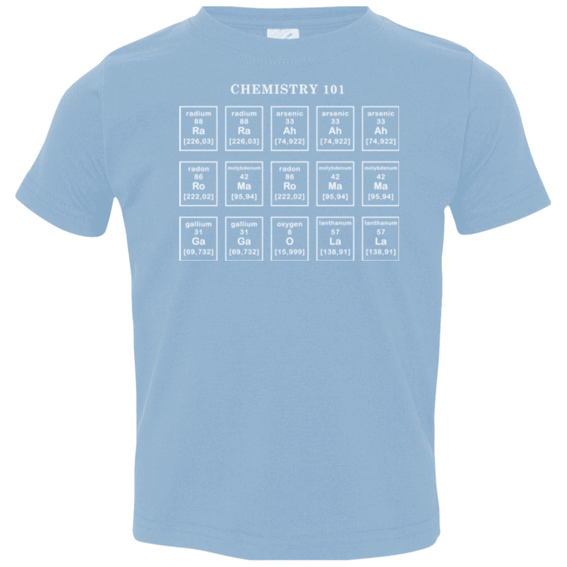 T-Shirts Light Blue / 2T Chemistry Lesson Toddler Premium T-Shirt