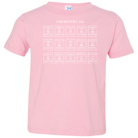 T-Shirts Pink / 2T Chemistry Lesson Toddler Premium T-Shirt