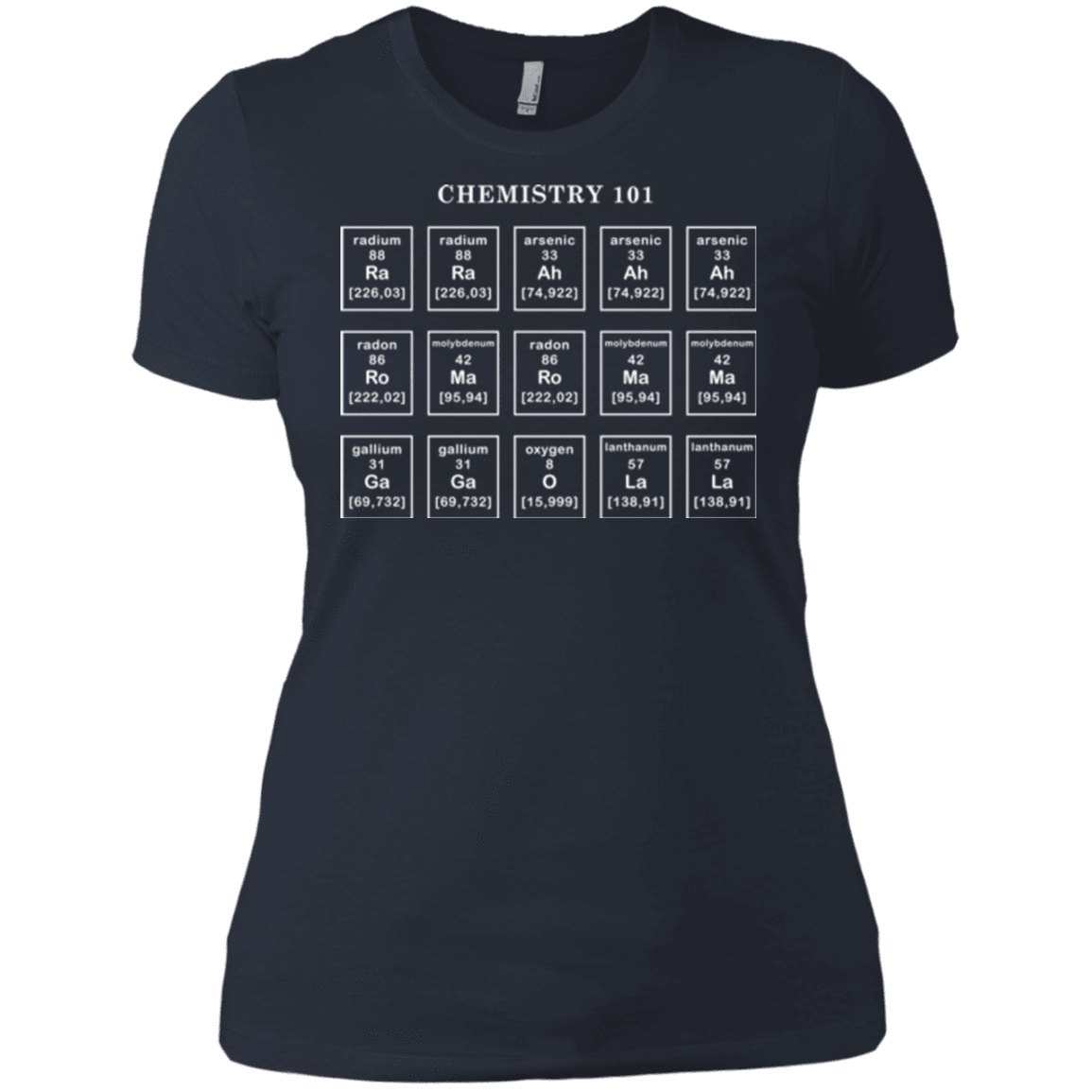 T-Shirts Indigo / X-Small Chemistry Lesson Women's Premium T-Shirt