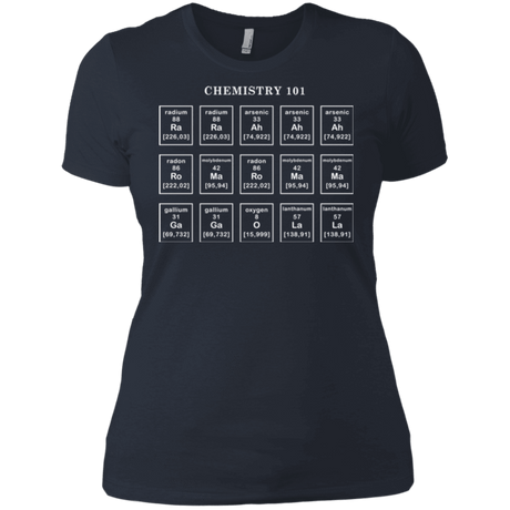 T-Shirts Indigo / X-Small Chemistry Lesson Women's Premium T-Shirt