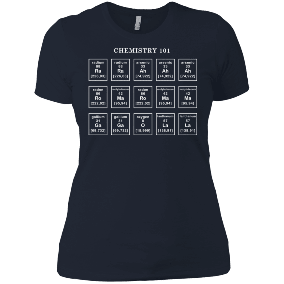 T-Shirts Midnight Navy / X-Small Chemistry Lesson Women's Premium T-Shirt
