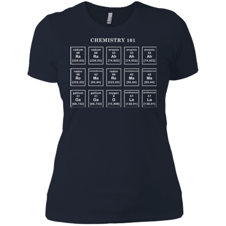 T-Shirts Midnight Navy / X-Small Chemistry Lesson Women's Premium T-Shirt