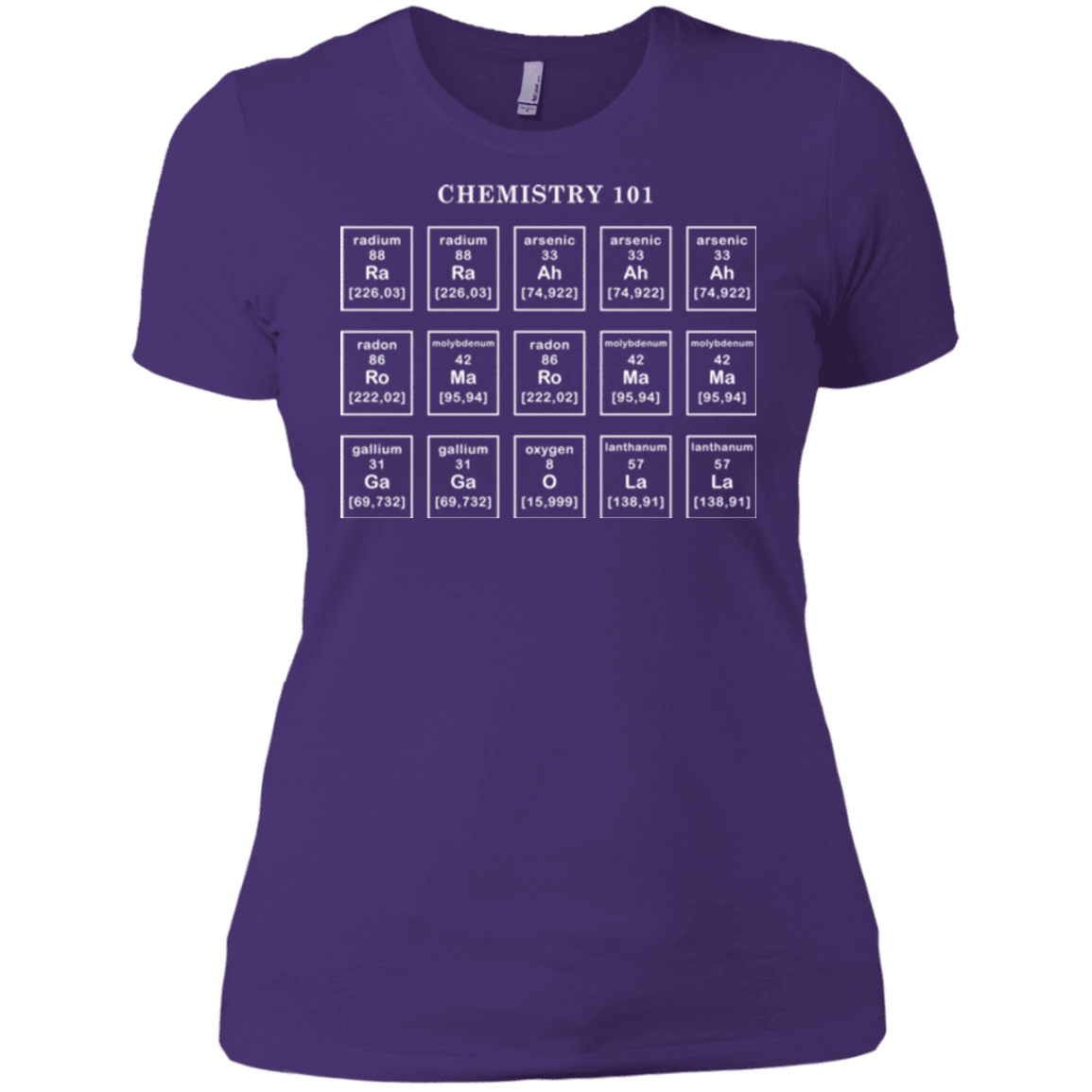 T-Shirts Purple / X-Small Chemistry Lesson Women's Premium T-Shirt