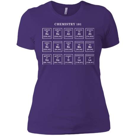 T-Shirts Purple / X-Small Chemistry Lesson Women's Premium T-Shirt