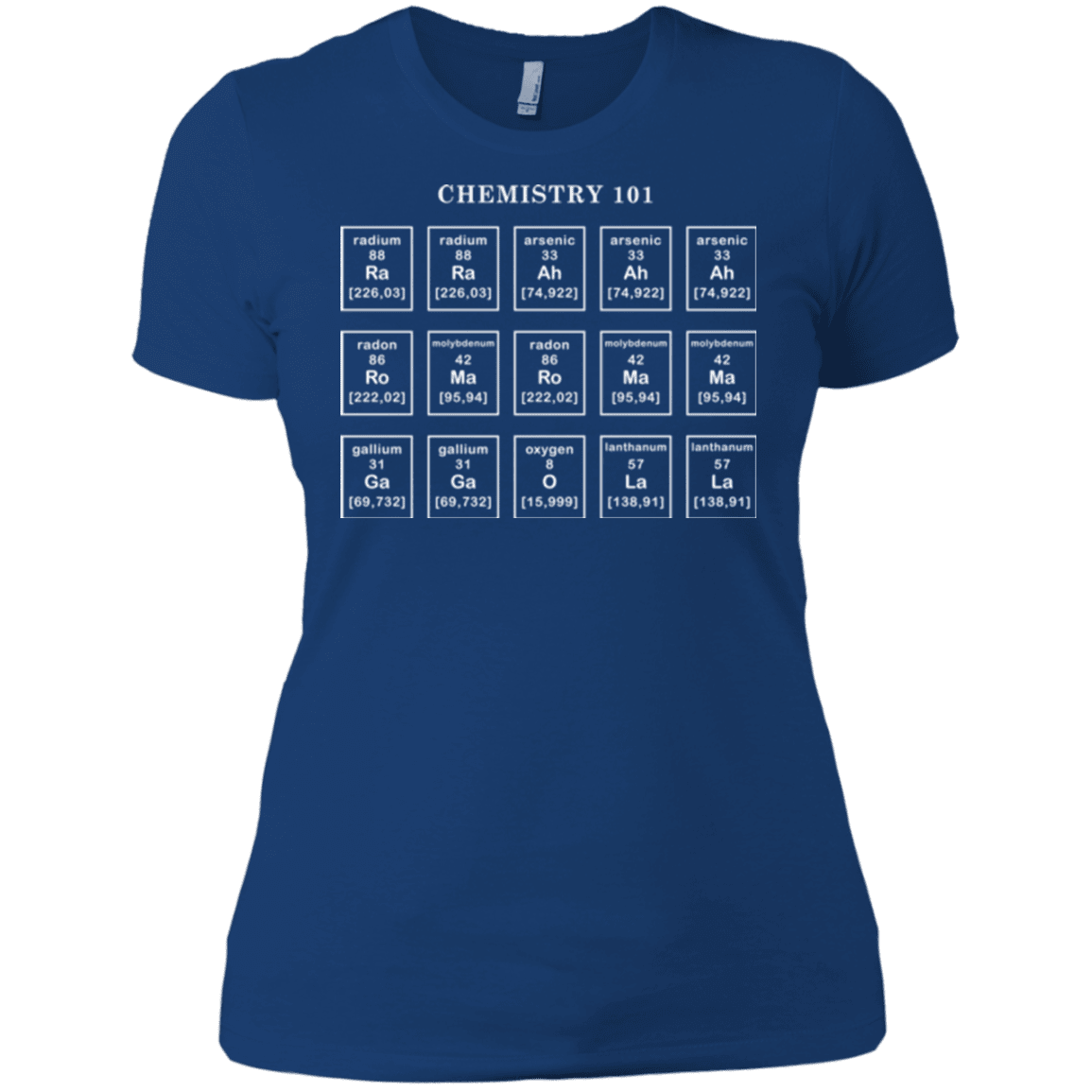 T-Shirts Royal / X-Small Chemistry Lesson Women's Premium T-Shirt