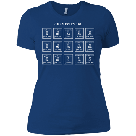 T-Shirts Royal / X-Small Chemistry Lesson Women's Premium T-Shirt