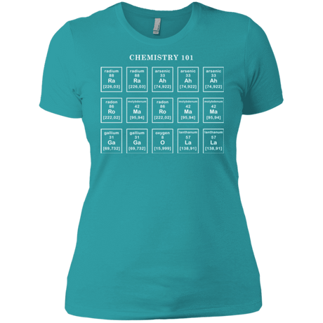 T-Shirts Tahiti Blue / X-Small Chemistry Lesson Women's Premium T-Shirt