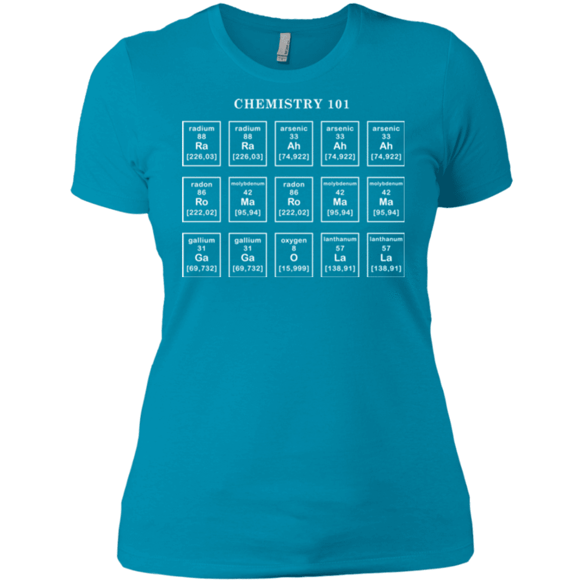 T-Shirts Turquoise / X-Small Chemistry Lesson Women's Premium T-Shirt