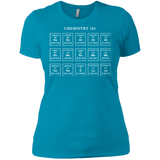 T-Shirts Turquoise / X-Small Chemistry Lesson Women's Premium T-Shirt