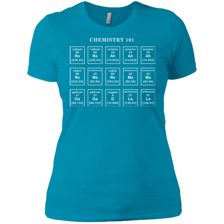 T-Shirts Turquoise / X-Small Chemistry Lesson Women's Premium T-Shirt