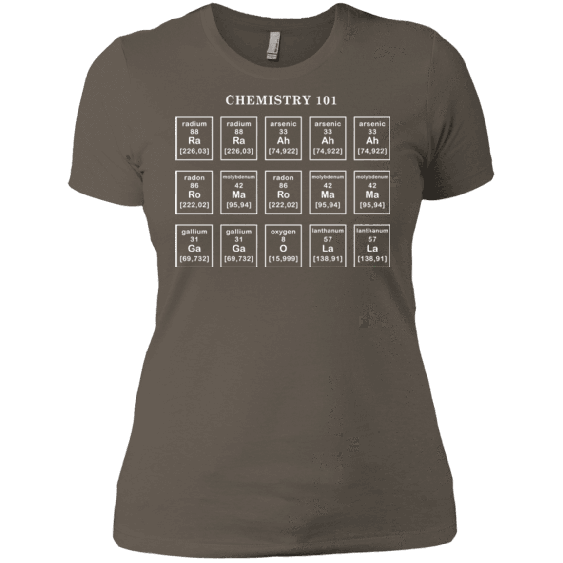T-Shirts Warm Grey / X-Small Chemistry Lesson Women's Premium T-Shirt