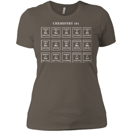 T-Shirts Warm Grey / X-Small Chemistry Lesson Women's Premium T-Shirt