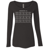 T-Shirts Vintage Black / Small Chemistry Lesson Women's Triblend Long Sleeve Shirt