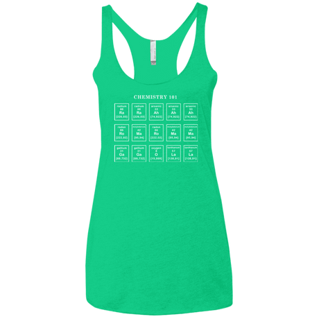 T-Shirts Envy / X-Small Chemistry Lesson Women's Triblend Racerback Tank