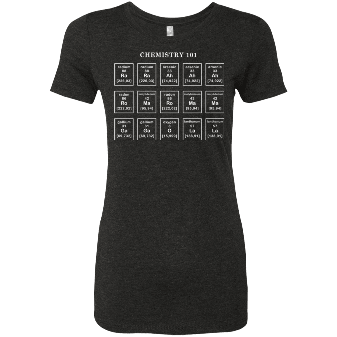 T-Shirts Vintage Black / Small Chemistry Lesson Women's Triblend T-Shirt