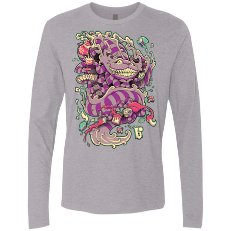 T-Shirts Heather Grey / Small Cheshire Dragon Men's Premium Long Sleeve