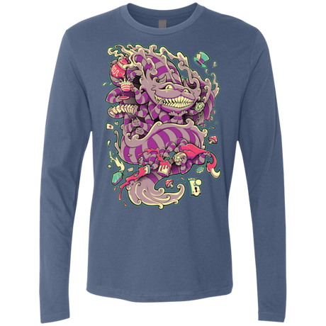 T-Shirts Indigo / Small Cheshire Dragon Men's Premium Long Sleeve