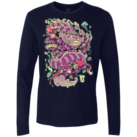 T-Shirts Midnight Navy / Small Cheshire Dragon Men's Premium Long Sleeve