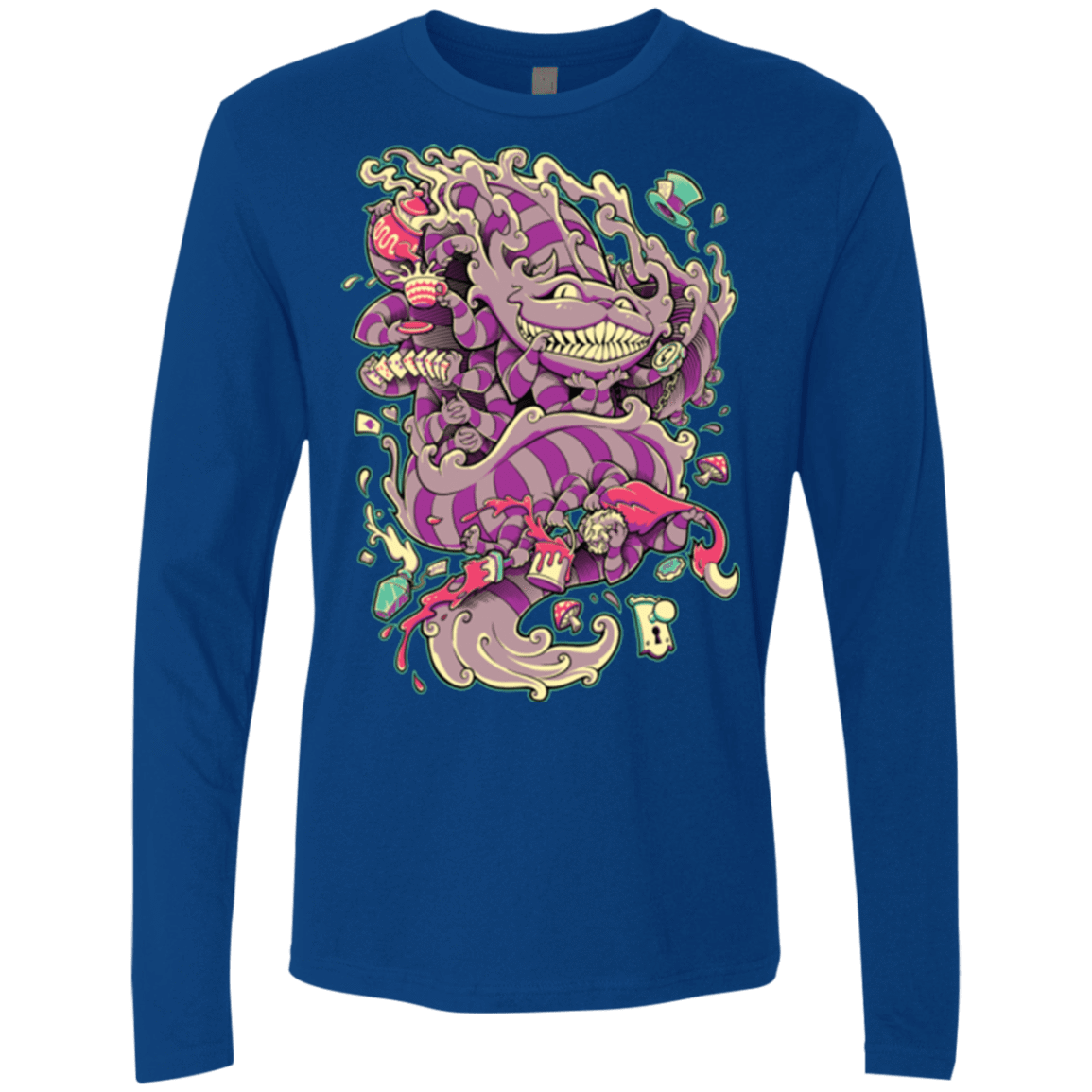 T-Shirts Royal / Small Cheshire Dragon Men's Premium Long Sleeve