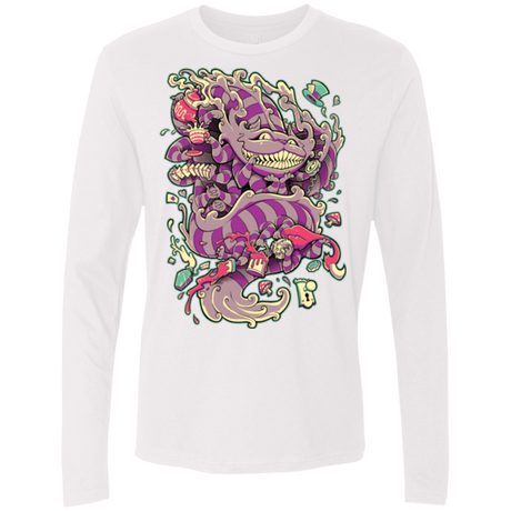 T-Shirts White / Small Cheshire Dragon Men's Premium Long Sleeve