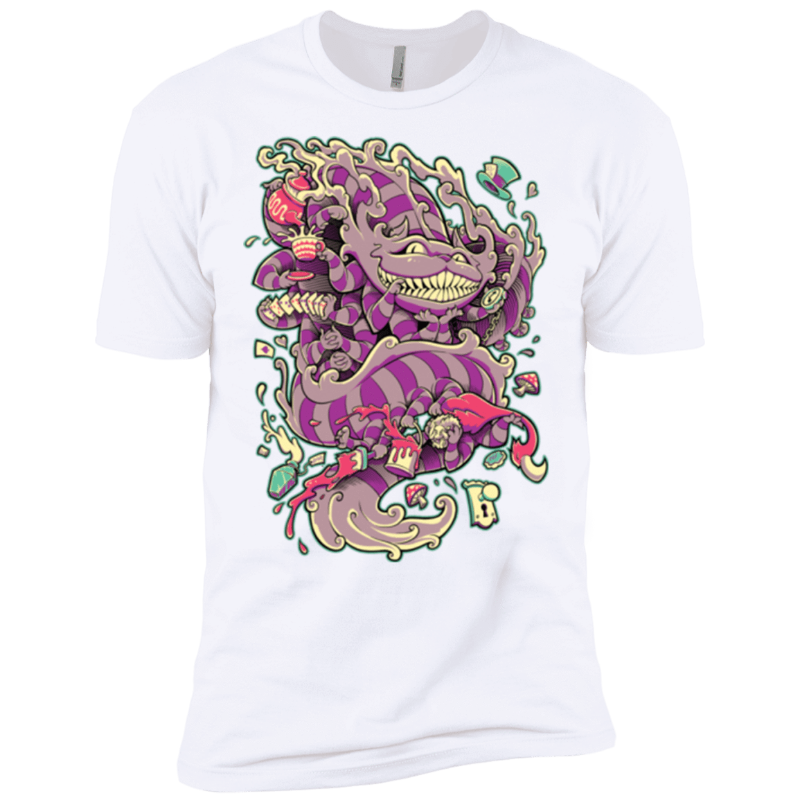 T-Shirts White / X-Small Cheshire Dragon Men's Premium T-Shirt